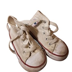 Converse Kids High-Top Sneakers - Cream